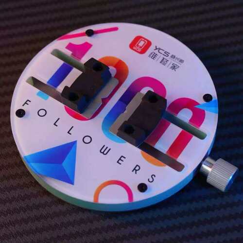 YCS-H03 Pro通用手机PCB板圆形夹具主板焊接CPU IC芯片胶/除锡修
