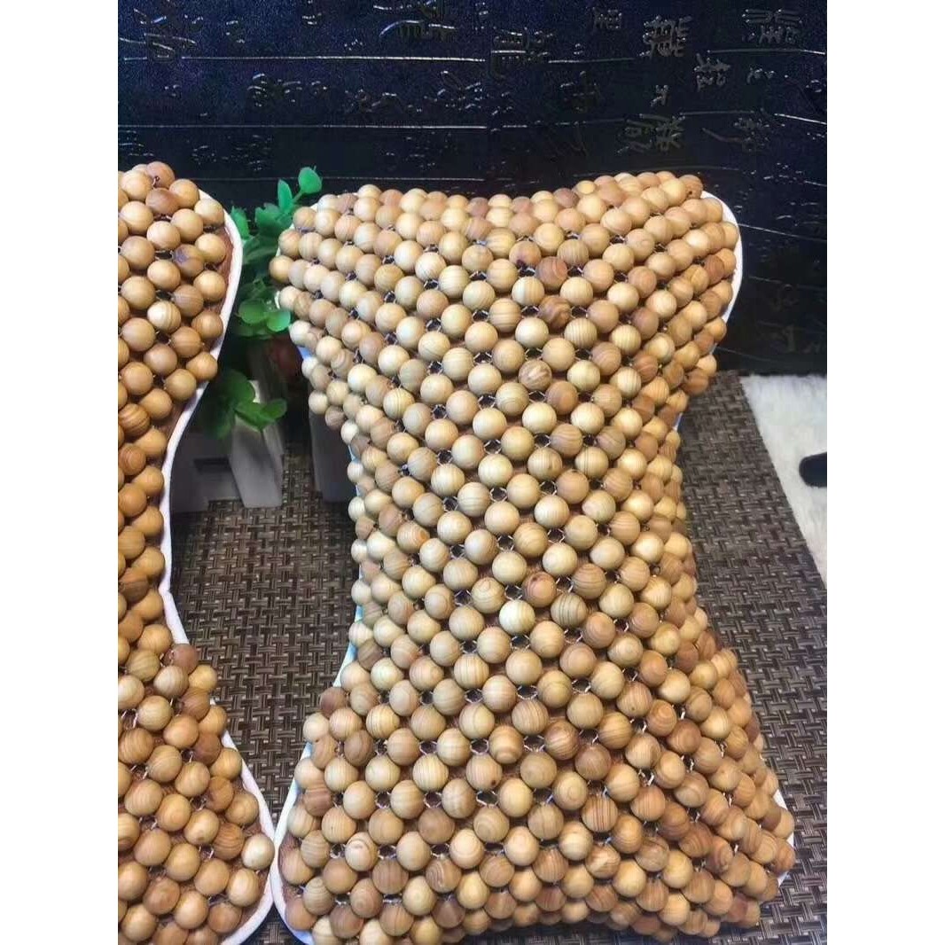 太行崖柏1.0珠子汽车头枕车枕透气清新木质头枕摆件汽车用品