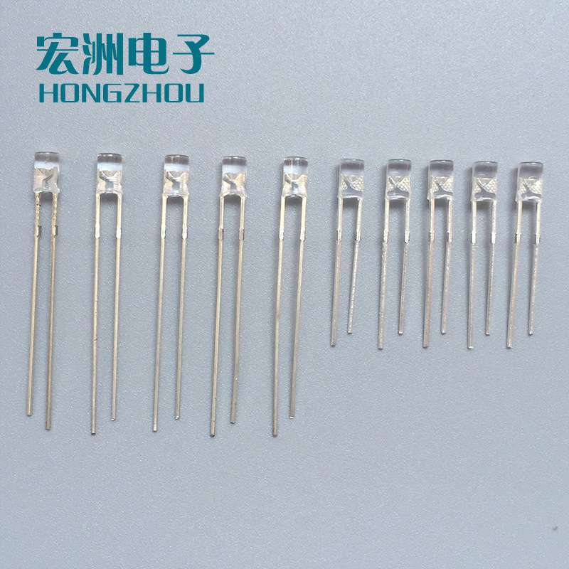 F3平头无边高亮白灯LED灯 3MM白光发光二极管 模型灯带用