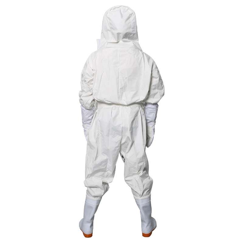 成楷科技 防蜂服全套防马蜂虎头蜂 双层PVC加厚抗蛰刺连体防护服