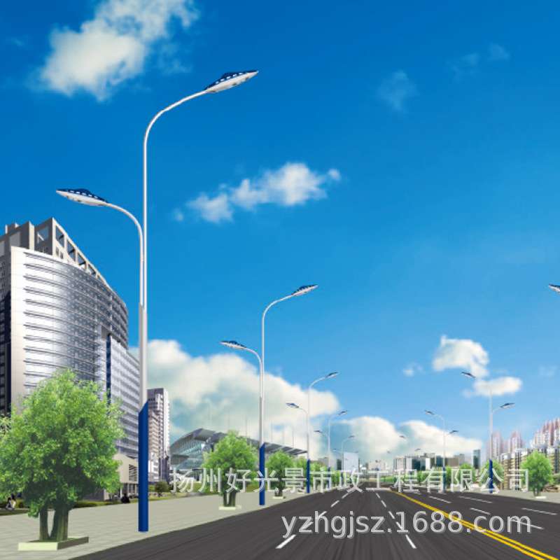 厂家供应一体化路灯户外防水新农村道路LED路灯室外照明灯具