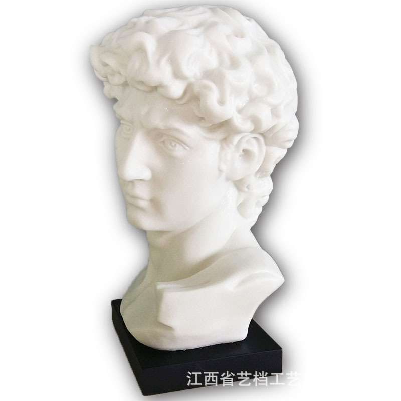 树脂工艺品摆 件小卫人头雕象家居软装饰品 一件代发现货居家立体