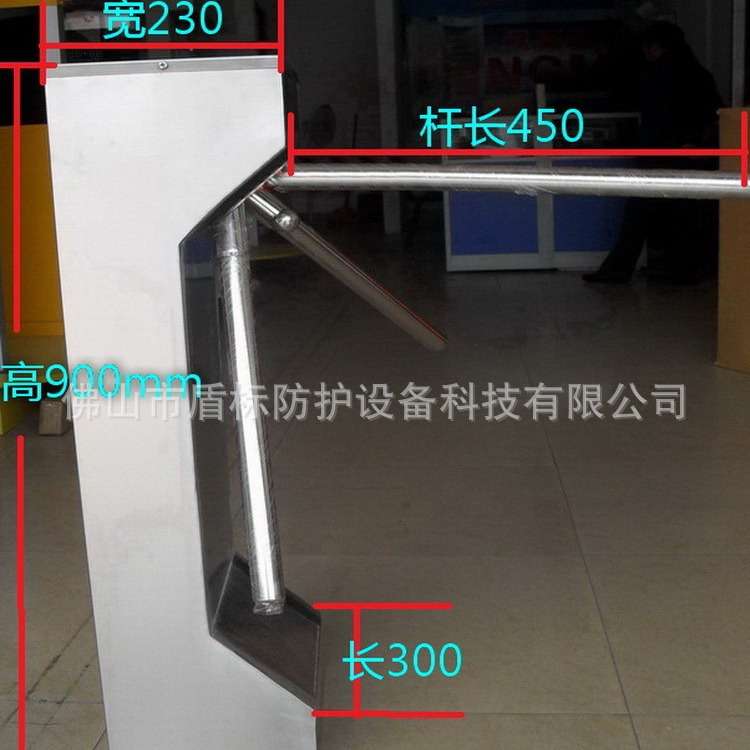 景区游乐场所入口单向立式三辊转闸门 超市进出门口手动单项通道
