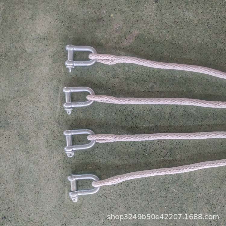 电力施工20*1M四岔绳ZF010919高空作业耐高压吊绳四岔沟式多腿绳