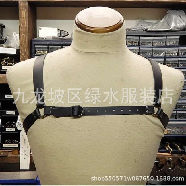 2023年新品中世纪文艺复兴皮革后背带剑带复古骑士盔甲海盗配饰