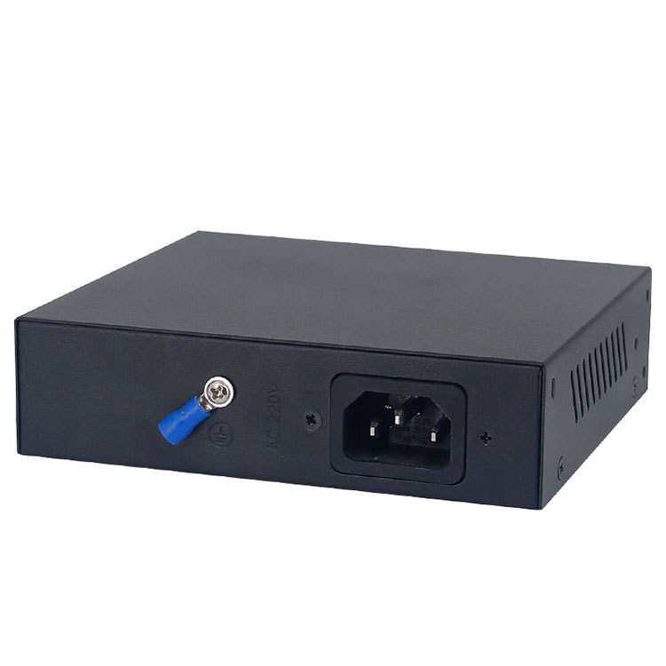 6口百兆POE交换机百兆4口POE+2个上行网口供电非网管监控网线分线