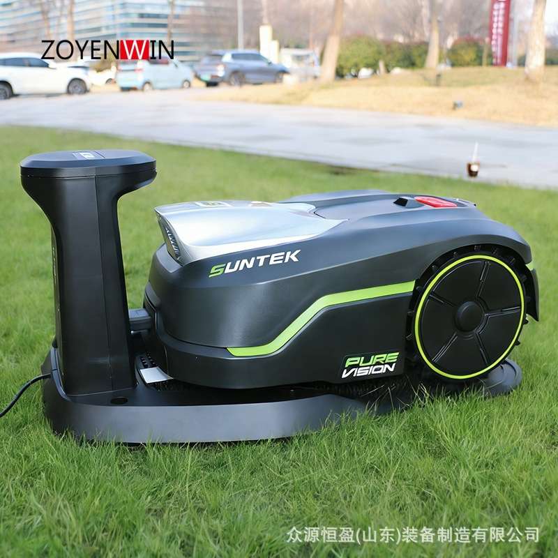 自动回充电式割草电动机器人 庭院养护碎草机 V600除草打草机器人
