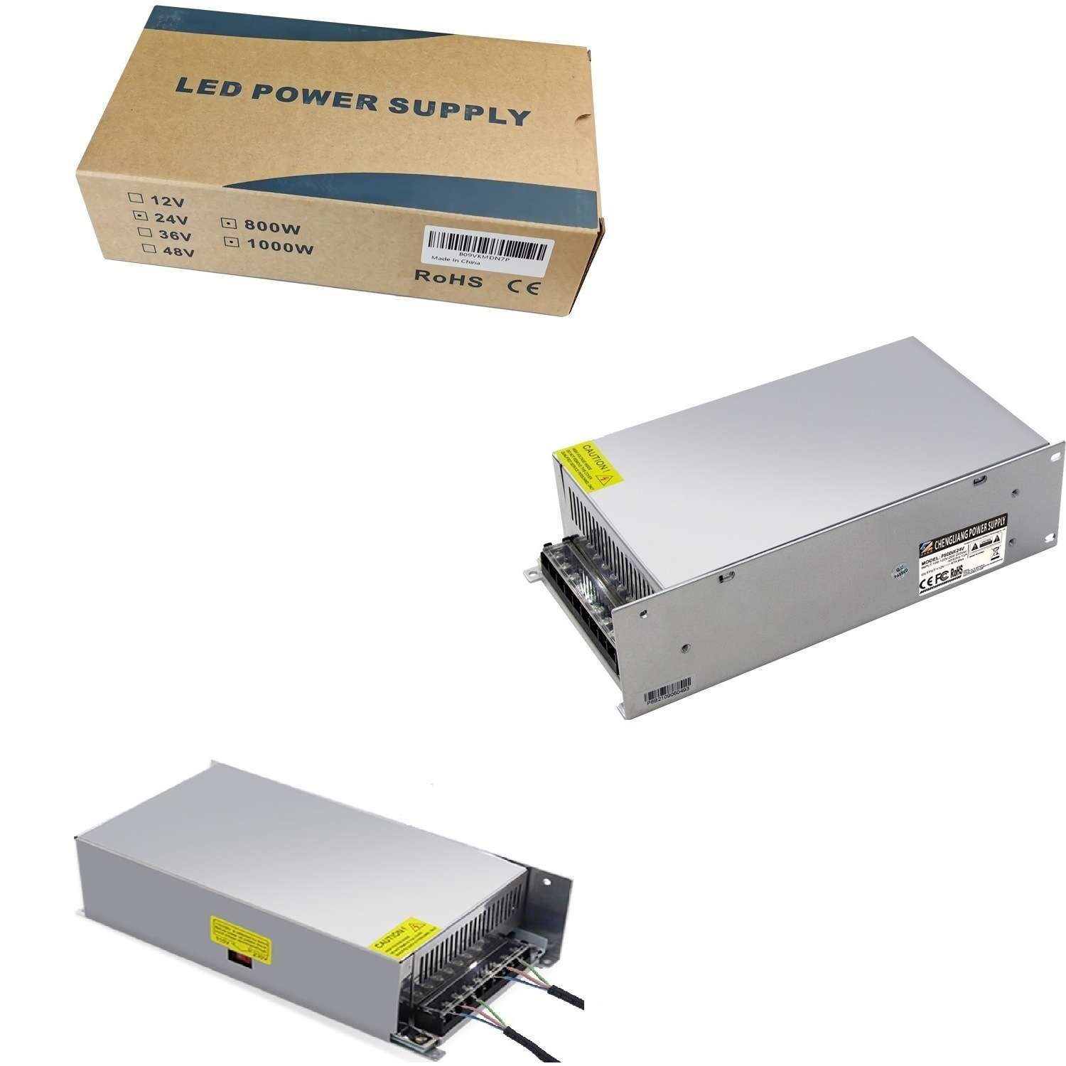CE/UL认证24V600W800W1000W1200W开关电源驱动工业设备工业级电源