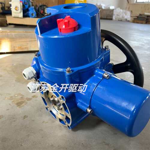 电压AC380V Z45-24T多回转智能一体化电动执行器 带底座拐臂