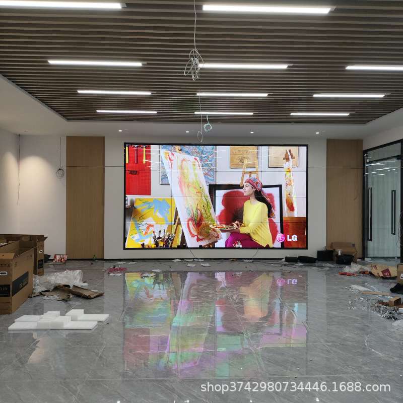 液晶拼接屏电视墙广告展示监控显示LED大屏超薄设计高清大屏幕