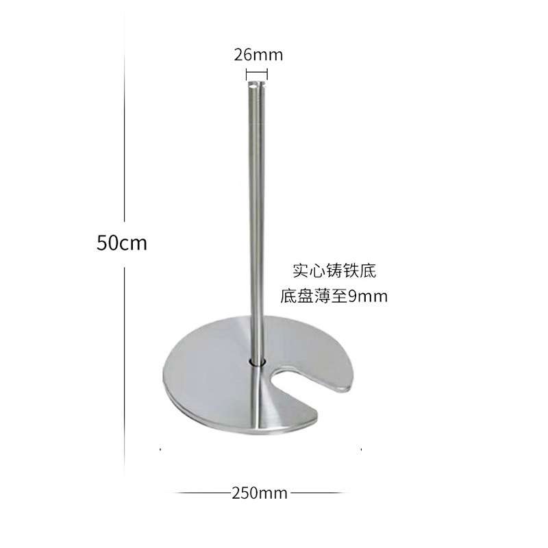 矮围栏博物馆画廊穿绳立柱 一米线围栏排队护栏栏杆座 小型防护栏