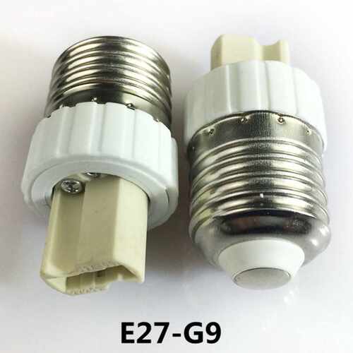 转换灯头灯座开关E27转G9螺口灯座led灯台灯节能灯g4老化灯座