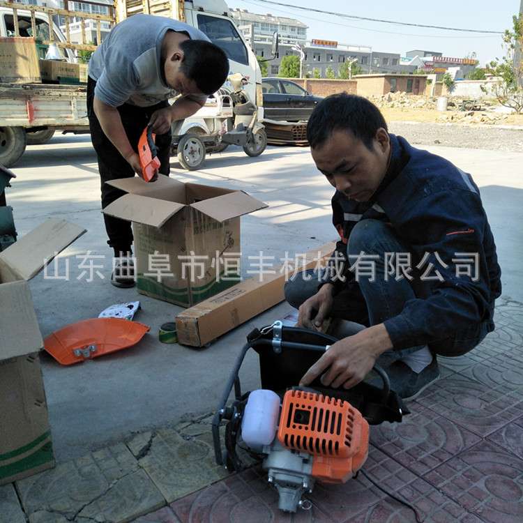 茶园苗农用松土除草机肩背式操作简单 背负汽油割草机
