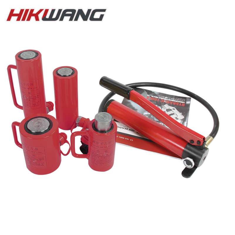 双作用液压油缸电动220v加长200行程液压千斤顶50t厂家