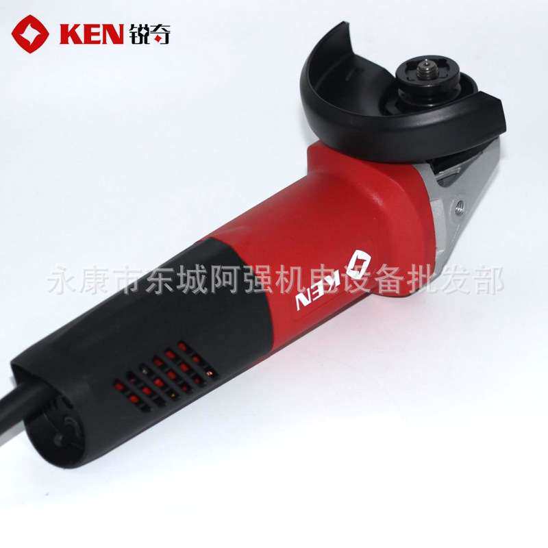 Ken锐奇磨光机9710轻巧细手柄角磨机工业打磨切割角磨机抛光机