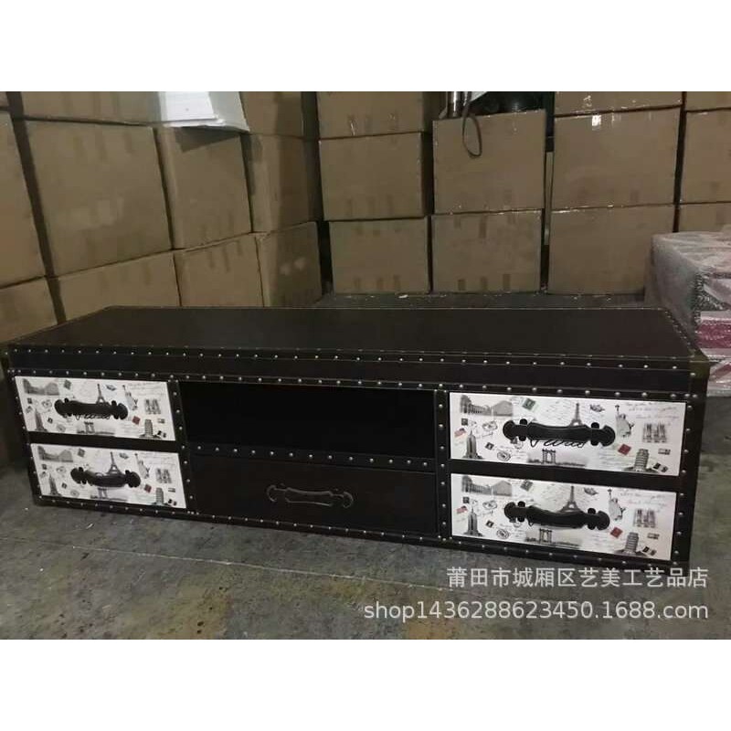 地中海欧式北欧现代简约客厅背景柜墙家具小户型电视柜家具