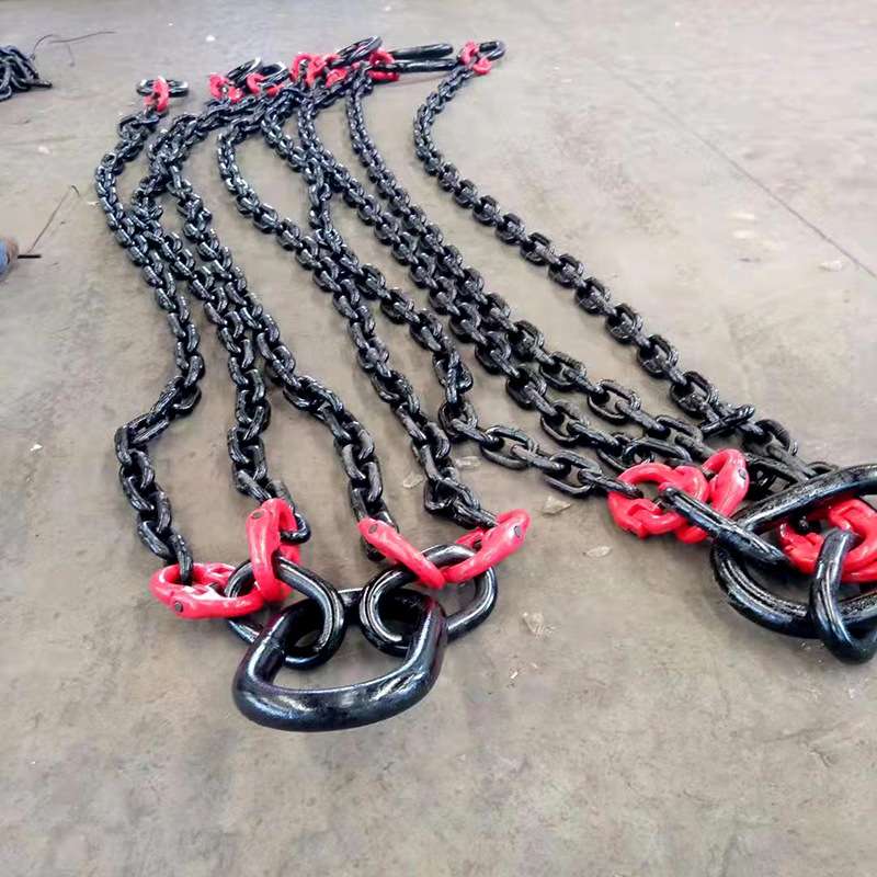 双腿起重吊链成套五金工具G80锰钢工业成套组合吊具电磁吸盘吊索