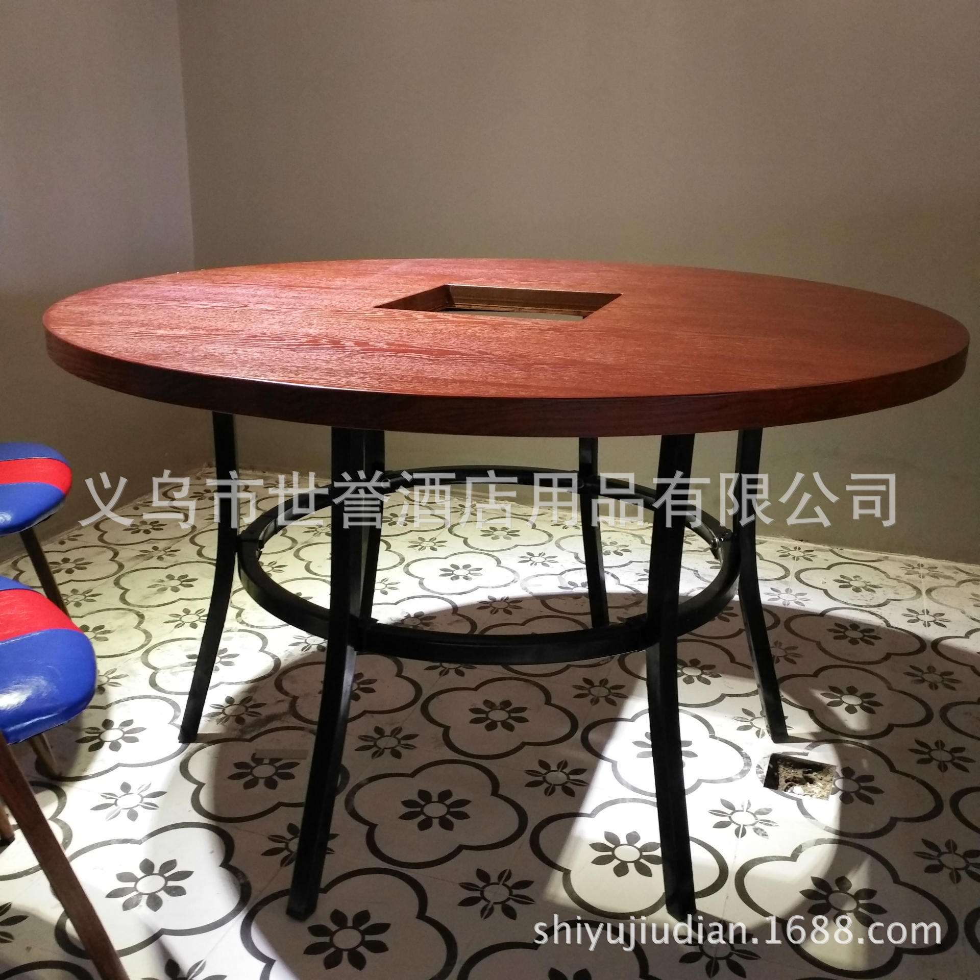蜀大侠火锅店桌椅重庆火锅餐桌小肥羊火锅城桌椅潮汕牛肉火锅餐桌