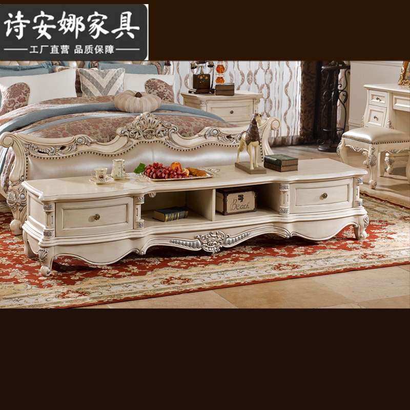 欧式实木雕花 欧式电视柜 地柜 美式别墅电视柜 电视柜