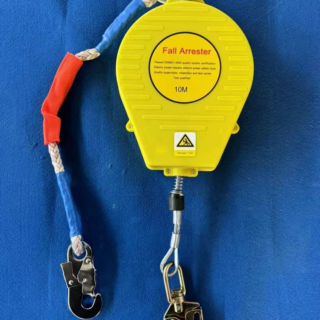 防坠器货梯差速自锁高空塔吊作业钢丝安全绳缓降器3m10米60M