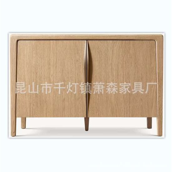 RH美式实木高端豪华别墅餐厅餐边柜储物柜收纳柜展示柜