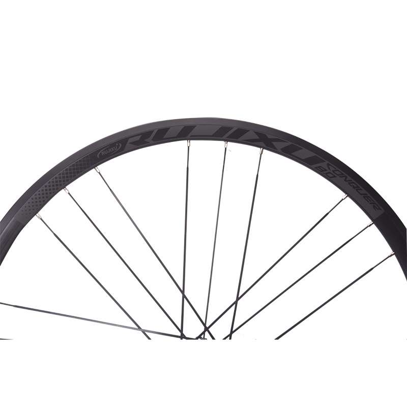 RUJIXU700C 30mm公路碟刹G3编法前二后五轴承自行车轮组