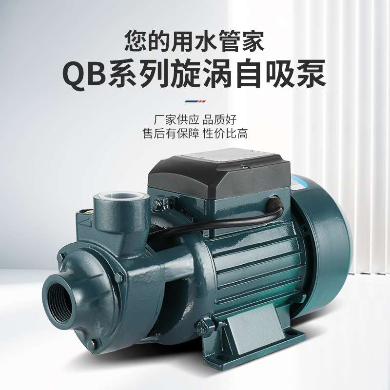 QB60漩涡式泵自来水管道离心加压泵110/220V跨境太阳能增压水泵