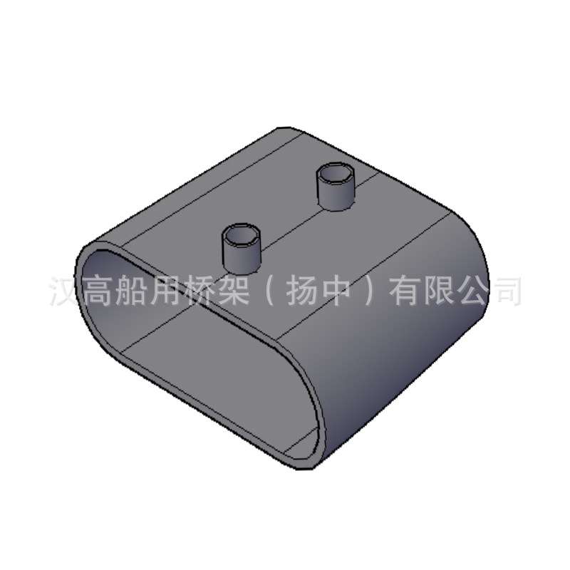船舶桥架配件不锈钢浇注腰圆形船舶电缆托架防火船用电缆筒