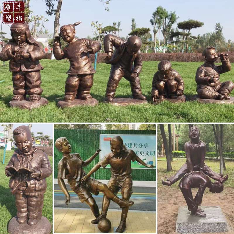 曲阳厂家 铸铜景观小品拉琴人物雕塑 公园户外音乐主题铜雕塑摆件