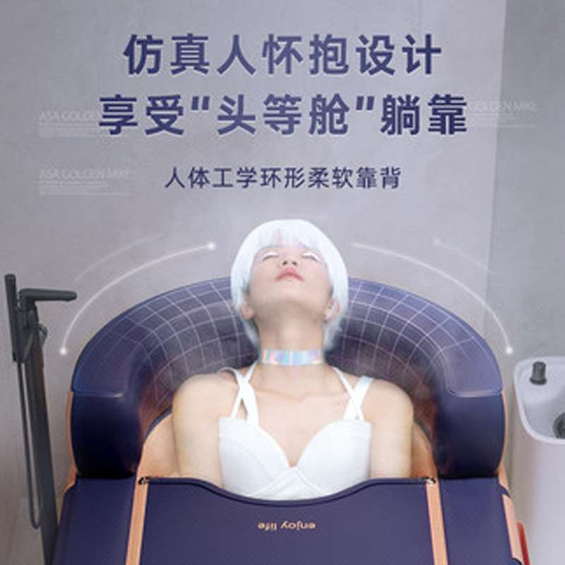 泡澡桶折叠大人浴缸浴桶宝宝全身洗澡桶儿童充气浴缸家用沐浴桶