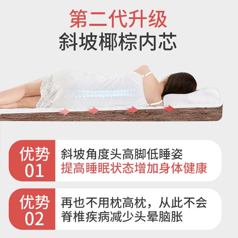 厂家直供天然椰棕乳胶床垫双人家用酒店床垫 榻榻米床褥宿舍垫