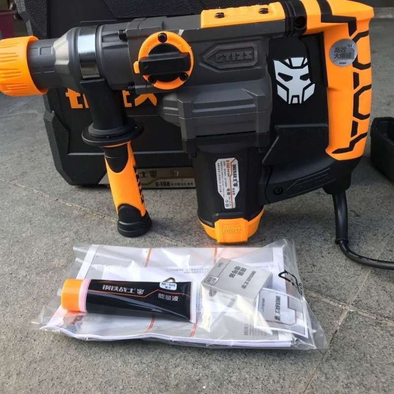 钢铁战士电锤G-T55/T68带离合多功能混凝土大功率双用电锤