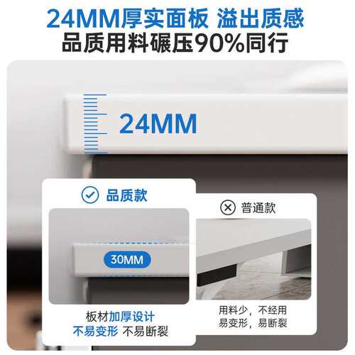 职员办公桌椅组合财务工位台式简约现代员工屏风工作位老板电脑桌