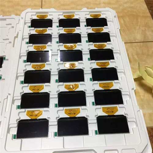 2.4寸12864OLED12864lcd黄光oled模组超宽温液晶屏焊接式串口屏