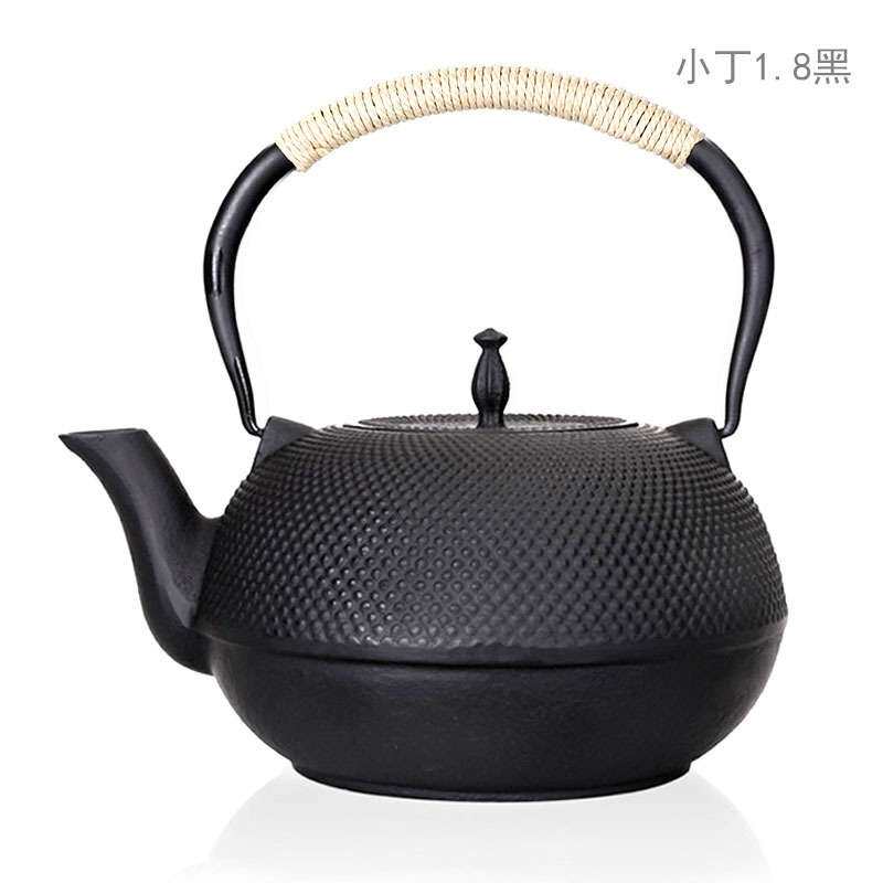 铸铁壶大号日式生铁茶壶1.8大容量家用烧水壶软装修中式家居摆件