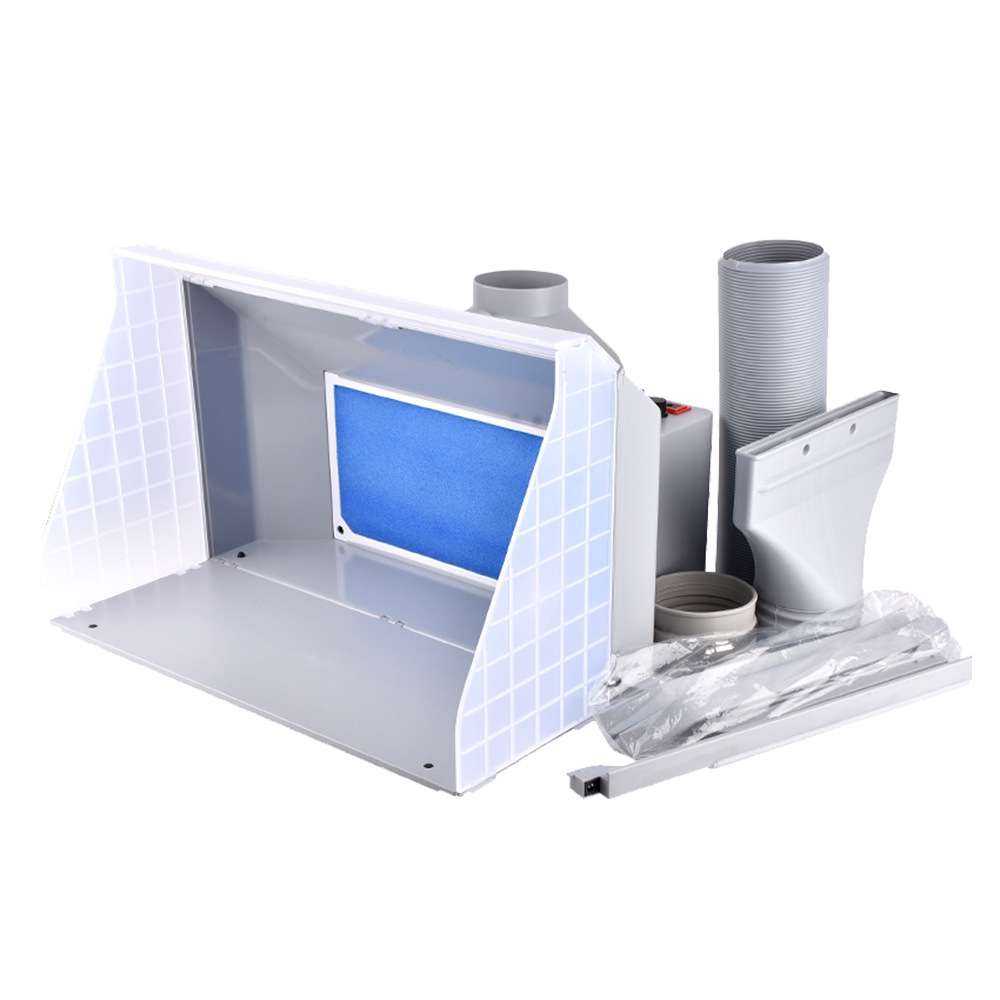 跨境升级款浩盛抽风机模型喷漆上色工作台喷漆扇吸雾器
