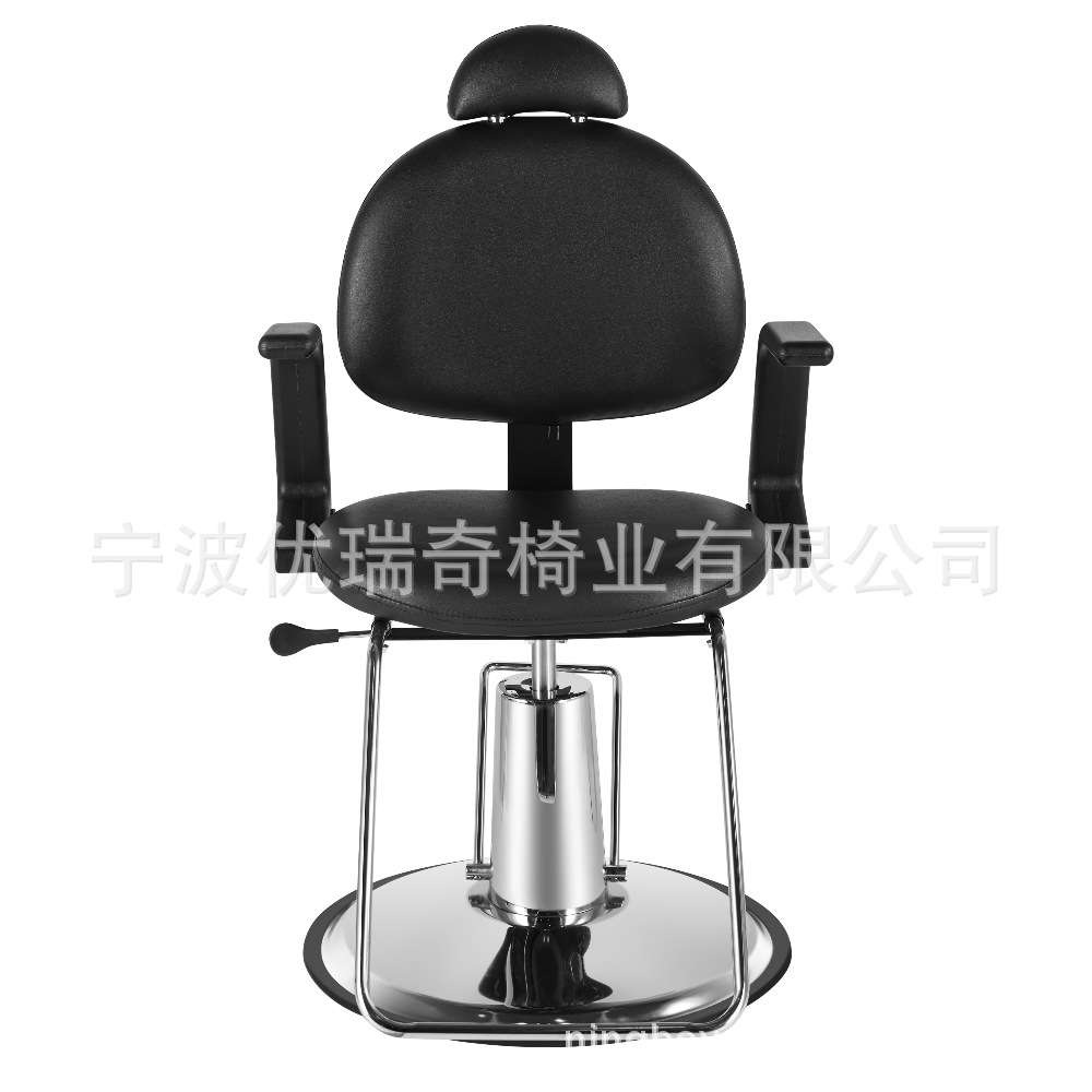 美式理发椅理发店美发椅子高级发廊理发椅可旋转染发用椅外贸