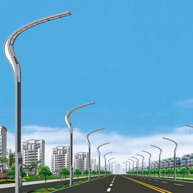 新农村建设路灯户外道路照明灯双头高杆景观灯LED一体化路灯