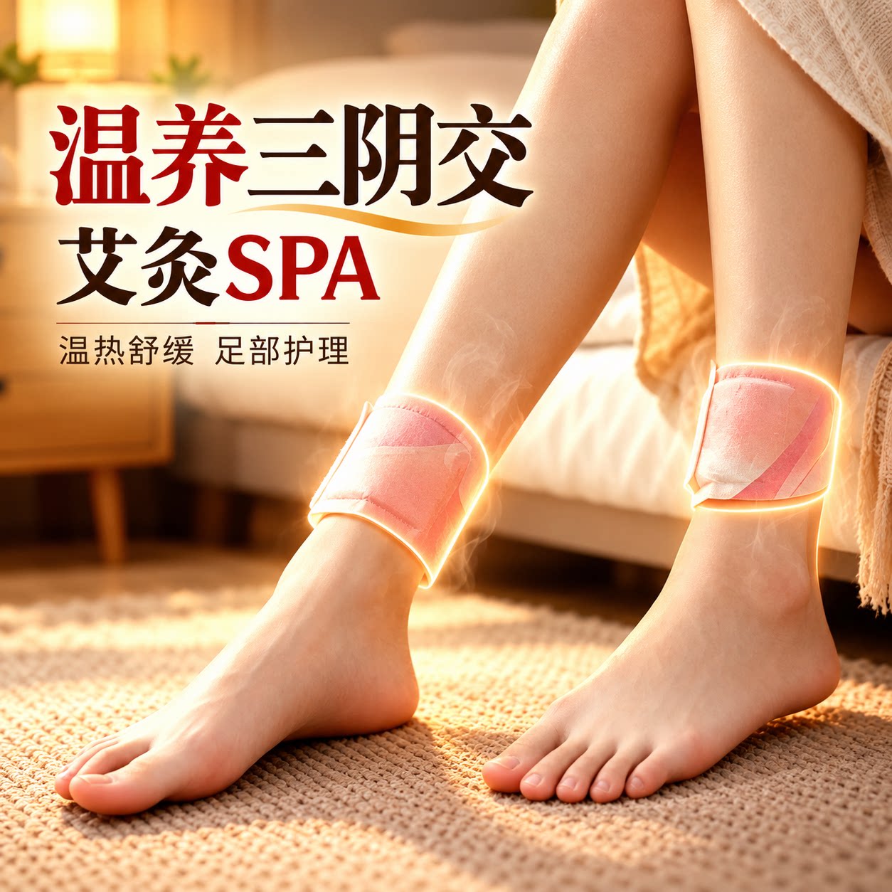 艾灸蒸汽热敷暖脚贴助眠驱寒神器