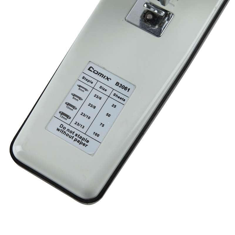 齐心 B3061 重型订书机 100页使用23/6-23/13订书钉型号B3059
