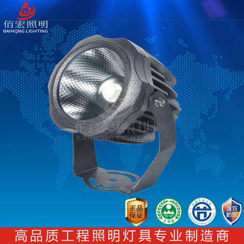 COB压铸投光灯10W20W30W户外景观照树灯LED广告牌墙体聚光泛光灯