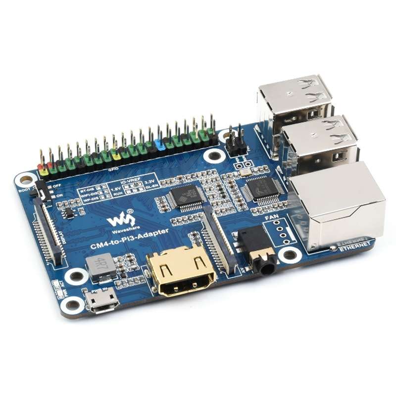 树莓派CM4转3B扩展板 Raspberry Pi 3 Model B/B+树梅派替代板B型
