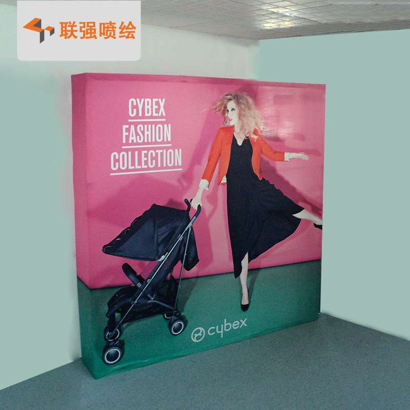 厂家供应布拉网画面 豪华布拉网 活动背景展示架 便携式快展架