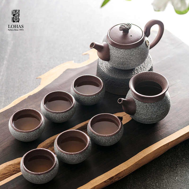 陆宝陶瓷功夫茶具岩藏观海茶组