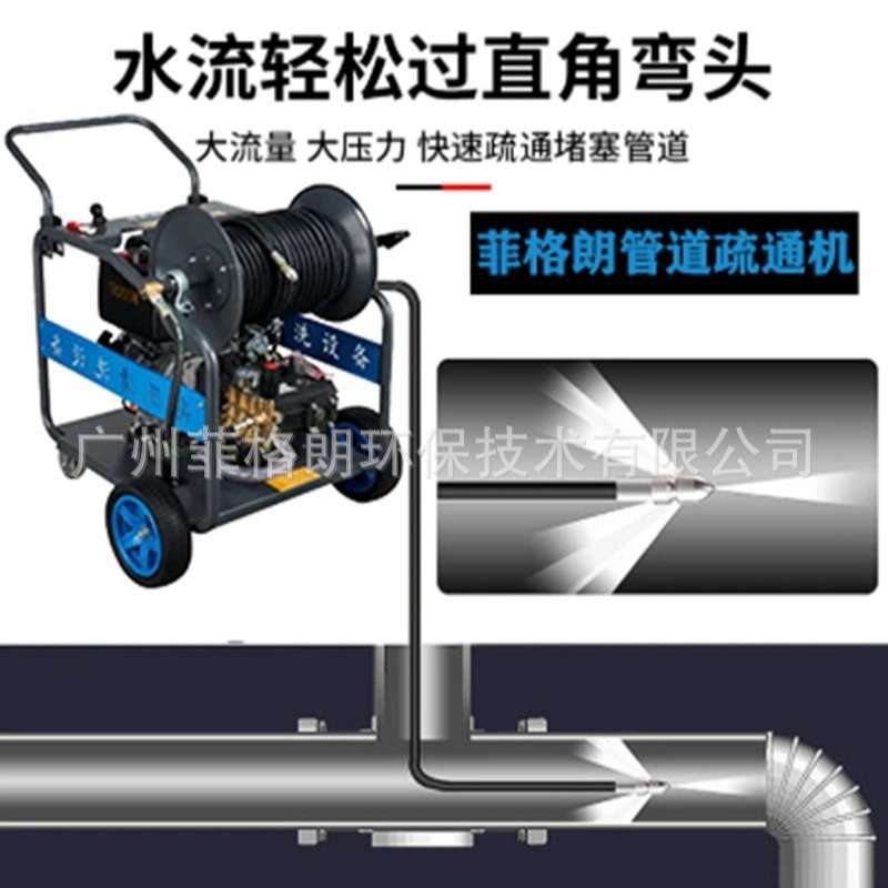 汽油柴油高压管道疏通机/300公斤管道疏通机/下水道管道疏通