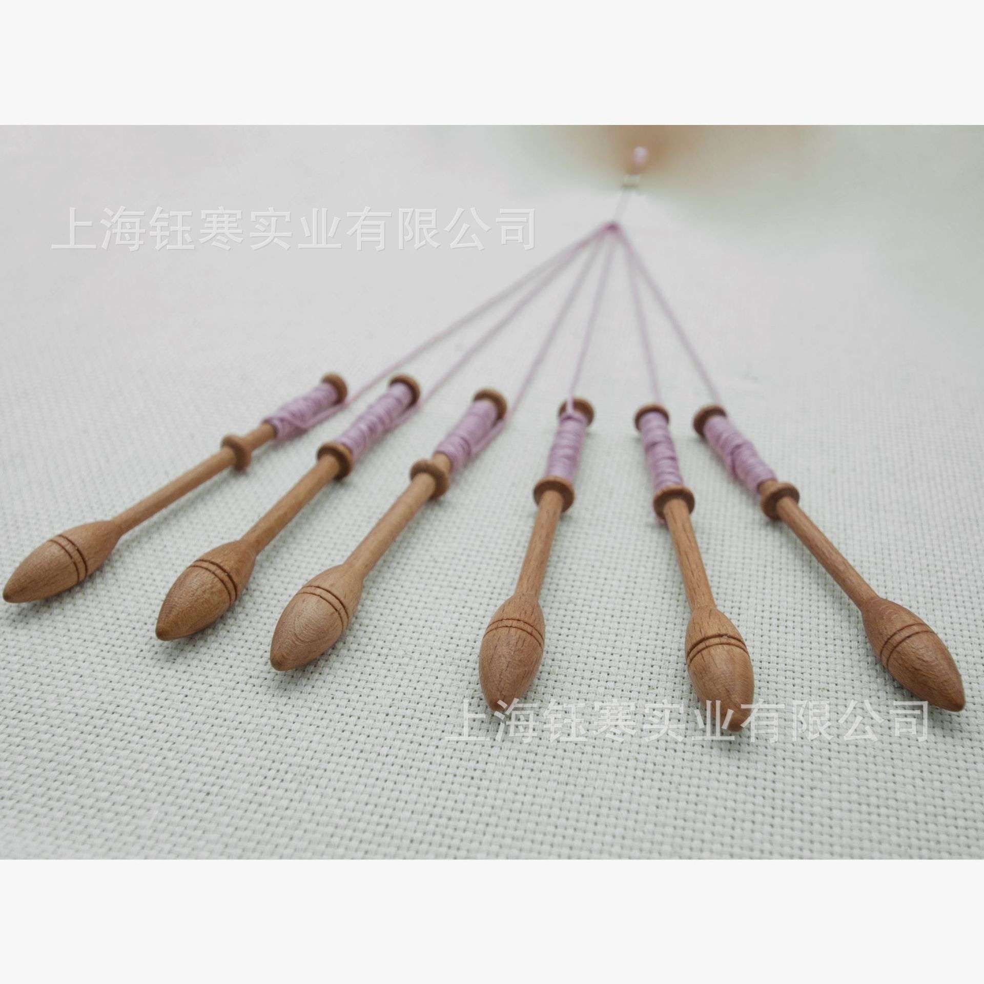 蕾丝编织用木线轴 花边编织木梭编织工具棒槌梭编蕾丝工具