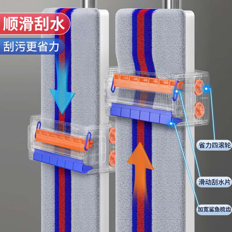 索邦/Sobam免手洗平板拖把新款家用一拖净懒人拖地神器大面积拖布