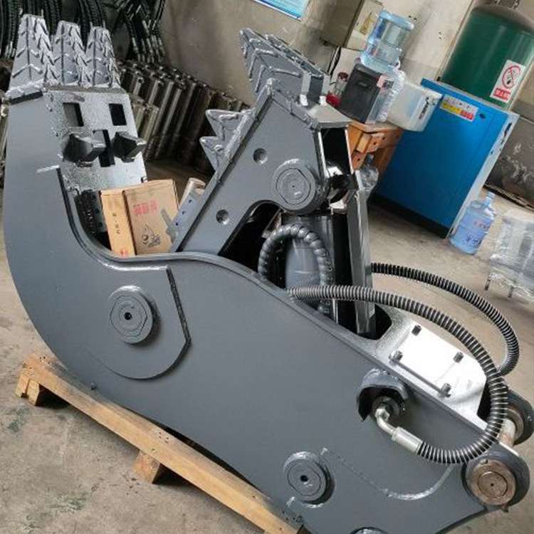 1混凝土墙体拆除挖机粉碎钳 大开口双缸破碎钳粉碎水泥板液压剪