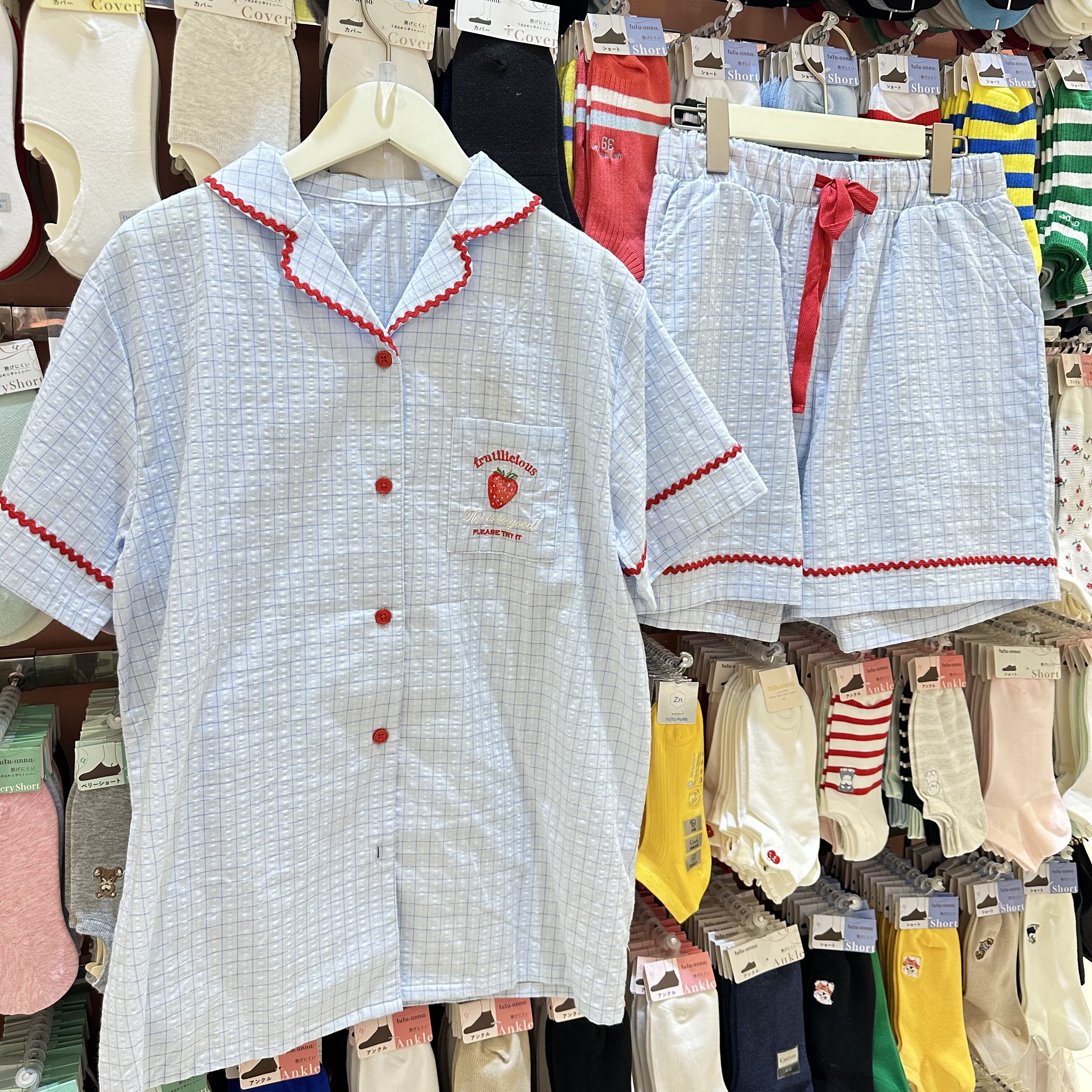 tutuanna专柜代购夏女睡衣套装
