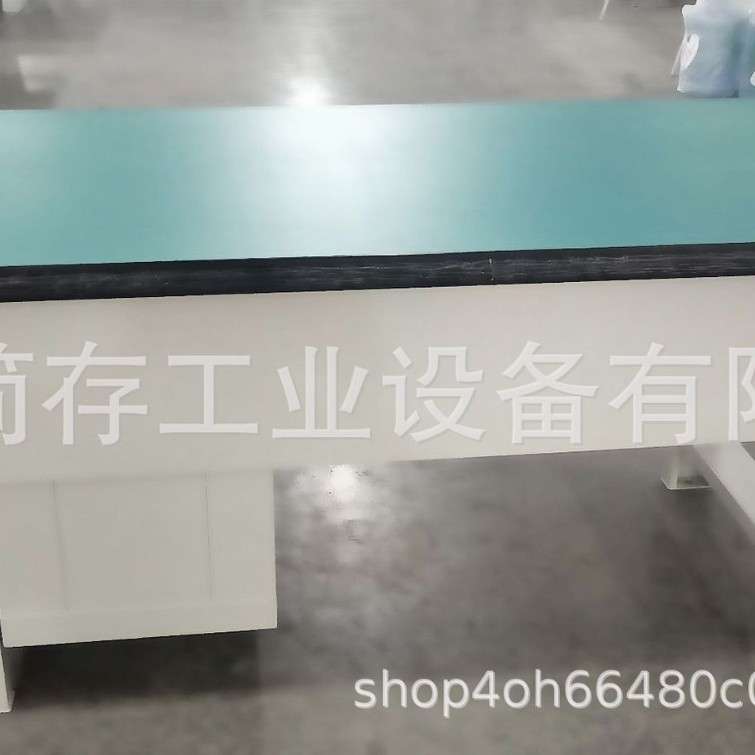简存重型三抽防静电工作台 2毫米绿色胶皮复合操作台实验室钳工桌